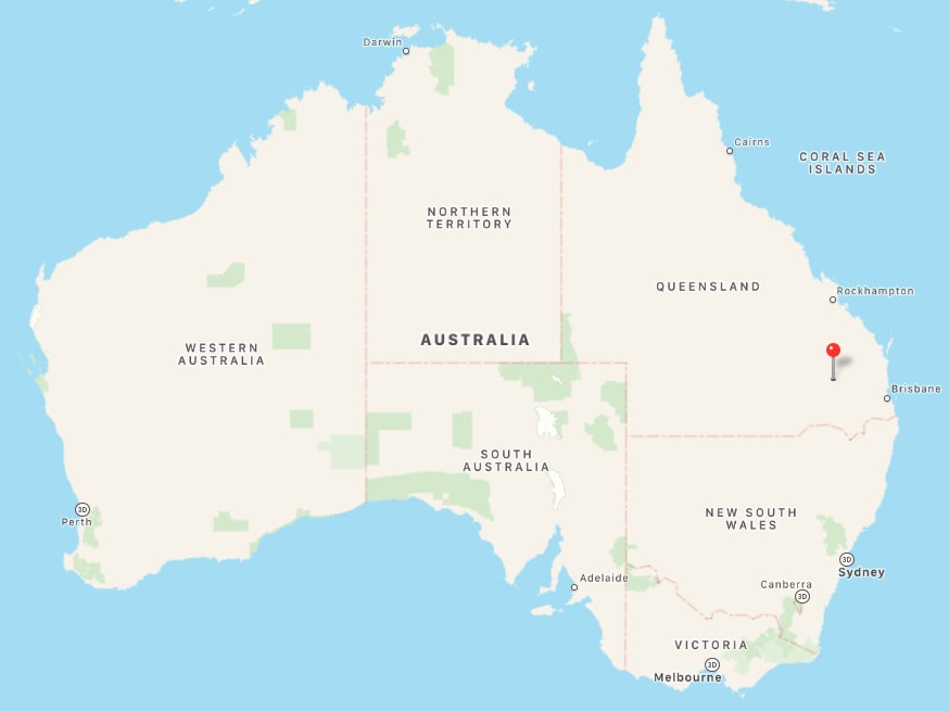 Picture: Where our Australian Cypress forest is located. 